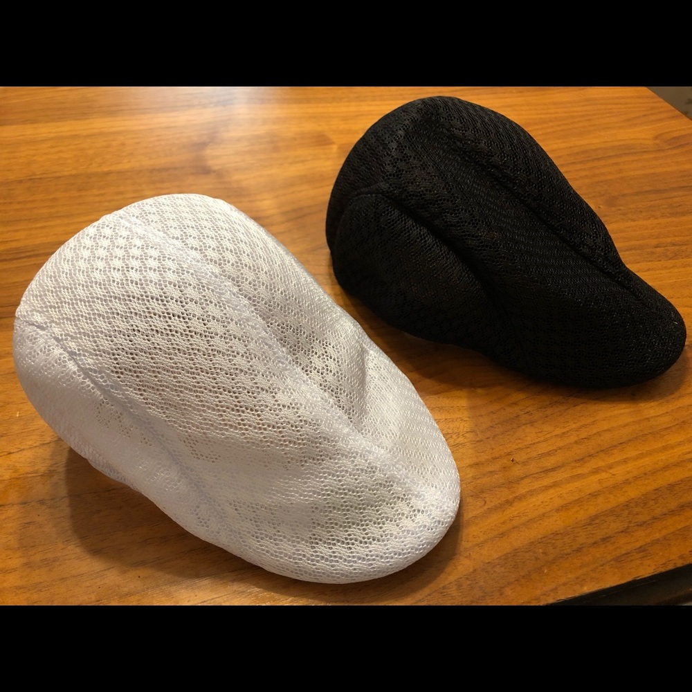 Breathable mesh cabbie flat cap - Picture 3 of 5